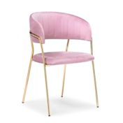 Фотография товара Стул Kamelia pink / gold от компании ChiedoCover.