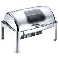 Настоящее фото товара Мармит Ultima, с откидной крышкой и обзорным стеклом, 9л, произведённого компанией ChiedoCover