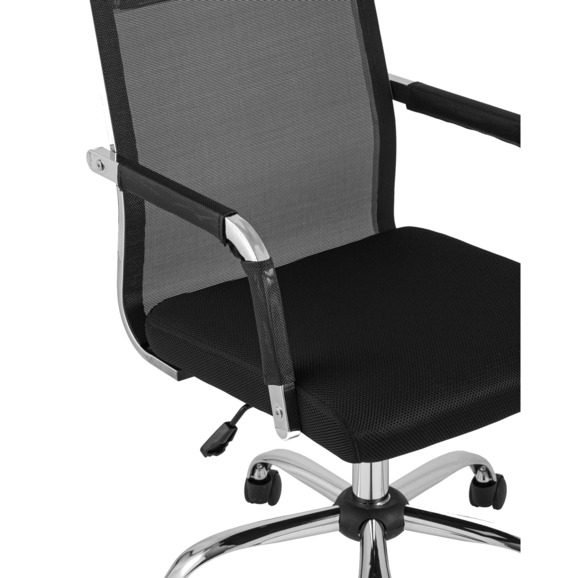 Кресло офисное TopChairs Clerk черное - фото 7