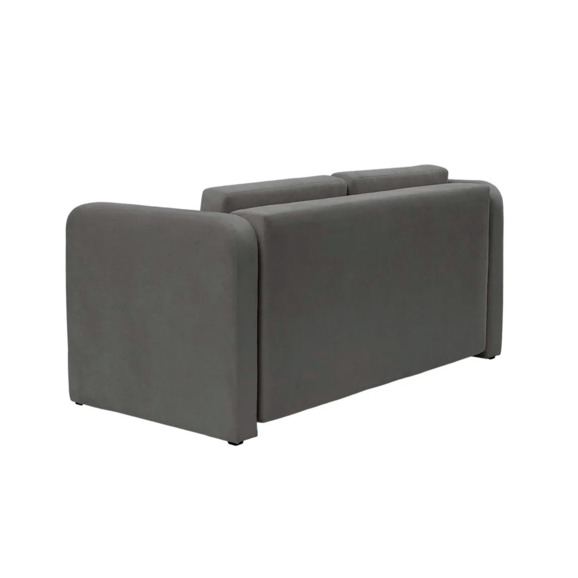 Диван Марлон 131x95x80 см, светло-серый, велюр - фото 4