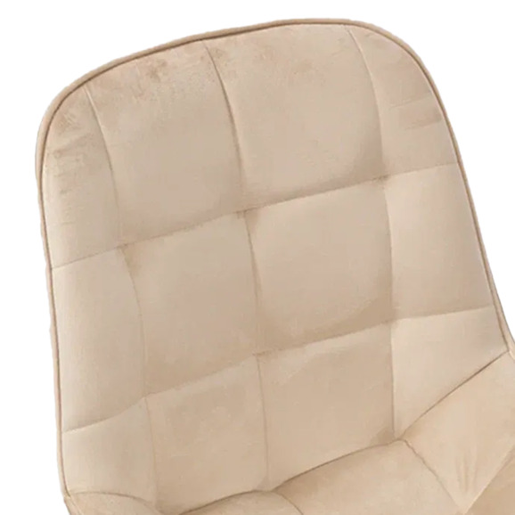 Стул Мускус, пирамида, велюр, бежевый, черный - фото 7