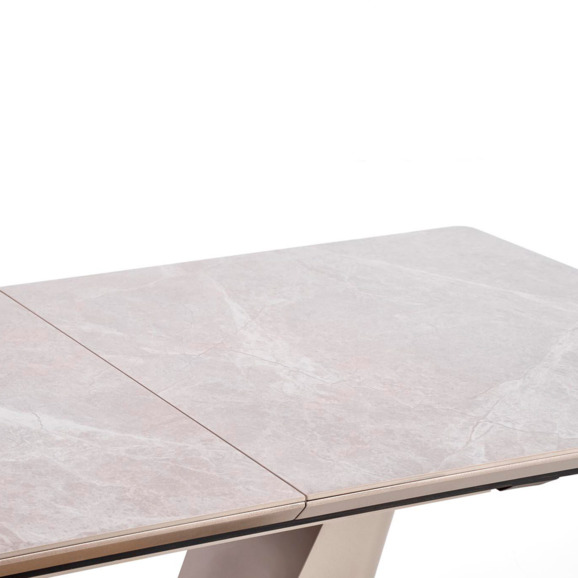 Стол раскладной Kairos, светло-пепельный, золото - фото 4