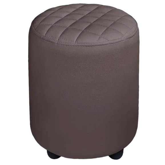 Пуф Тепал, экокожа, коричневый - фото 1