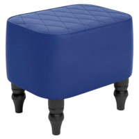 Настоящее фото товара Пуф Лотик, экокожа, синий, произведённого компанией ChiedoCover