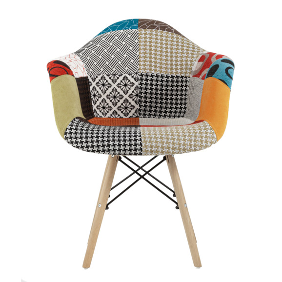 Кресло Eames DSW пэчворк - фото 4