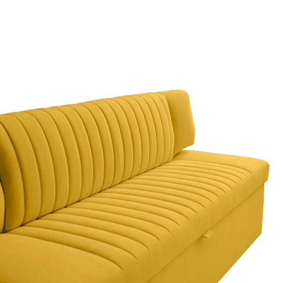 Диван для кухни Стронго 168, желтый - фото 3