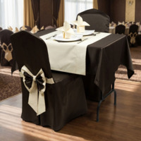 Фотография Комплект мебели и текстиля на 2 персоны, коричневый, бежевый Фотография товара Комплект мебели и текстиля на 2 персоны, коричневый, бежевый от компании ChiedoCover.