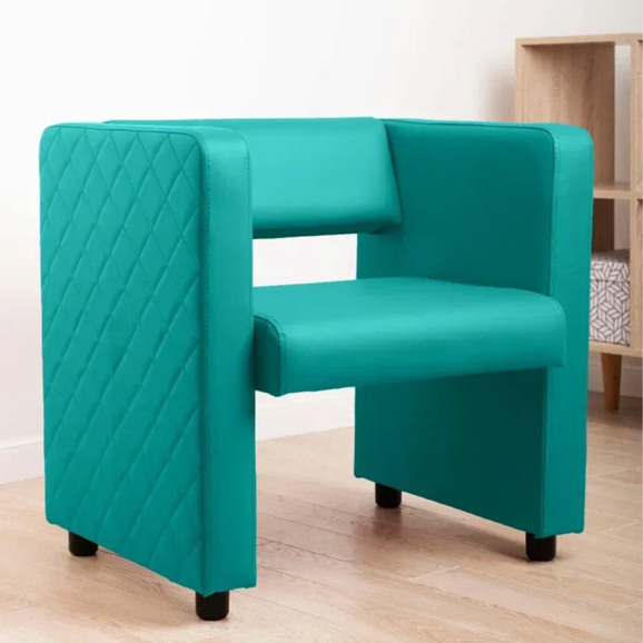 Кресло Тепал, экокожа, бирюзовый Кресло Тепал, экокожа, бирюзовый - фото 4