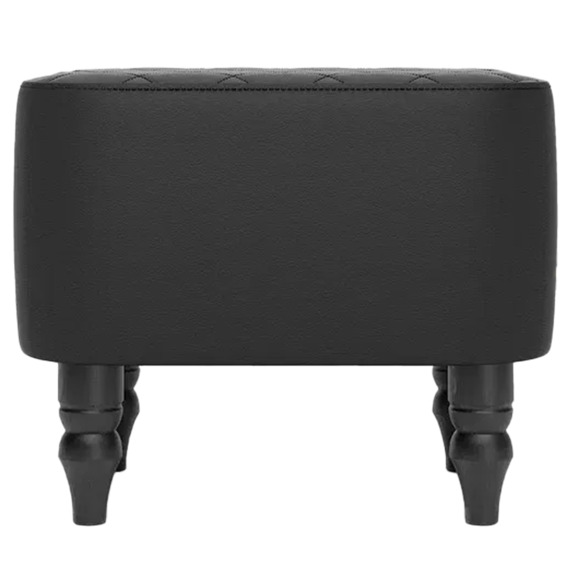 Пуф Лотик, экокожа, черный - фото 2