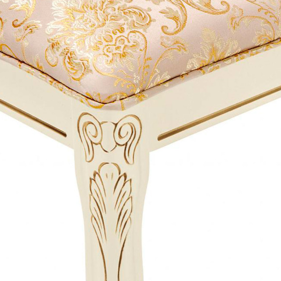 Банкетка Валентино патина золото / бежевый - фото 6