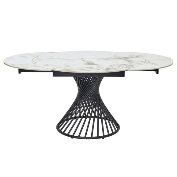 Стол BUENO 120 GLOSS GOLDEN JADE SOLID CERAMIC / BLACK - фото 7