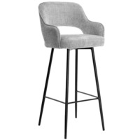 Фотография Стул барный Canon, серый от производителя ChiedoCover, картинка продукции, реальное фото товара Настоящее фото товара Стул барный Canon, серый, произведённого компанией ChiedoCover