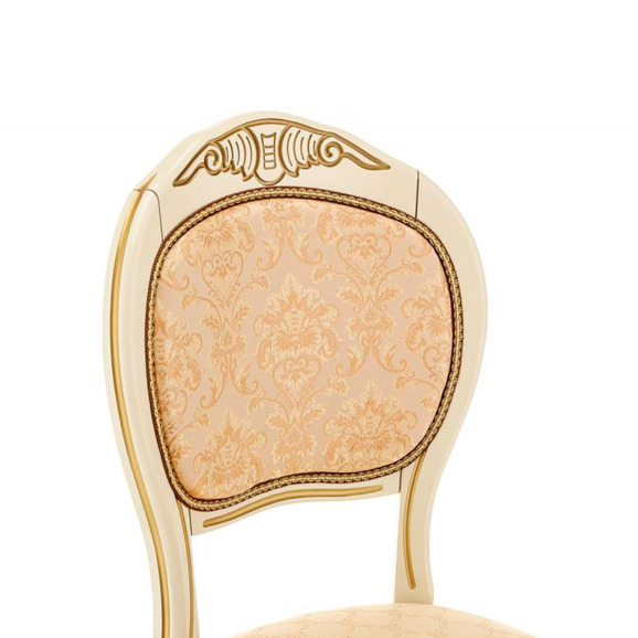 Стул Лауро патина золото / бежевый Стул Лауро патина золото / бежевый - фото 6