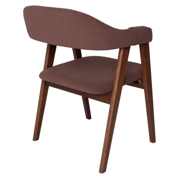 Полукресло Дольче, велюр Коннект 36, каркас старый орех - фото 4