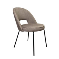 Фотография Cтул Marcel букле капучино от производителя ChiedoCover, картинка продукции, реальное фото товара Настоящее фото товара Cтул Marcel букле капучино, произведённого компанией ChiedoCover