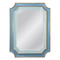 Настоящее фото товара Зеркало в раме Кьяра Sky Blue, произведённого компанией ChiedoCover