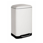 Фотография товара Урна для мусора 12 литров, с педалью, белая от компании ChiedoCover.