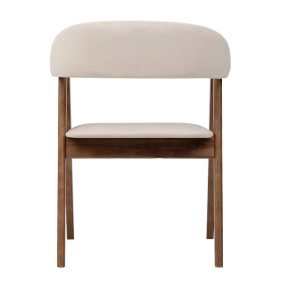 Полукресло Дольче, велюр Велютто 04, каркас старый орех - фото 3