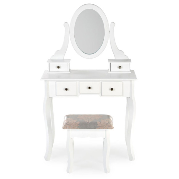 Комплект консоль + табурет Telos, белый - фото 2