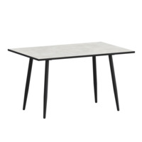 Настоящее фото товара Стол нераздвижной Бетти 1200, лофт, черный муар, произведённого компанией ChiedoCover