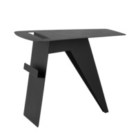 Фотография Столик журнальный Luni, металл, черный от производителя ChiedoCover, картинка продукции, реальное фото товара Настоящее фото товара Столик журнальный Luni, металл, черный, произведённого компанией ChiedoCover