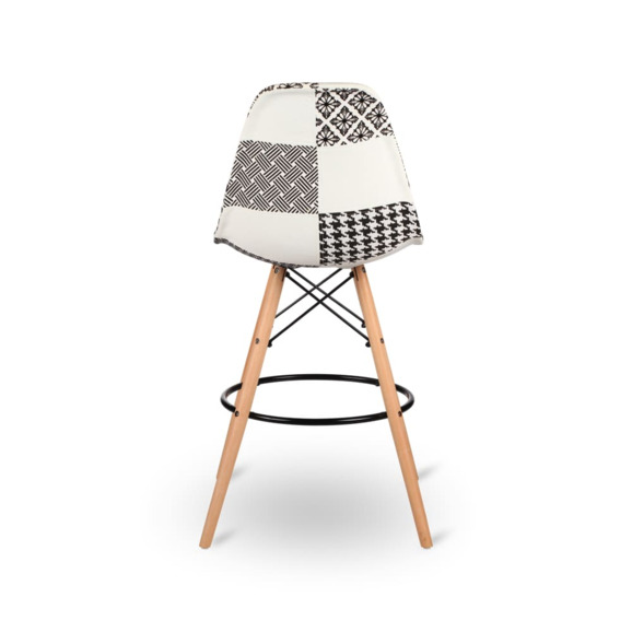 Cтул Eames DSW Patchwork Black&White - фото 5