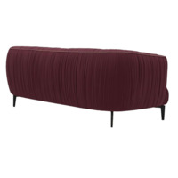 Фотография Диван Хелиа, бордовый, кант бежевый Фотография товара Диван Хелиа, бордовый, кант бежевый от компании ChiedoCover.