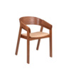Стул деревянный с подлокотниками Модус, дуб коньяк