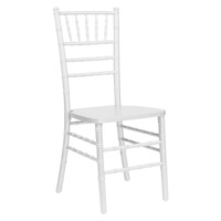 Настоящее фото товара Свадебный стул Кьявари Белый, произведённого компанией ChiedoCover