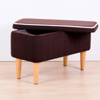 Фотография товара Банкетка Nootropic, с ящиком, коричневый от компании ChiedoCover.