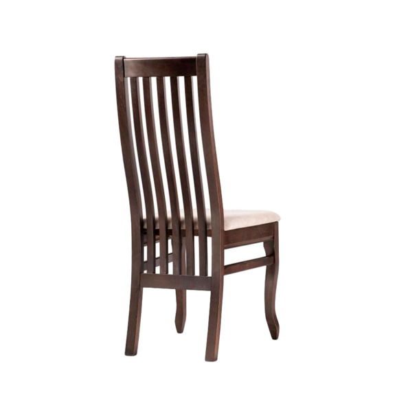 Деревянный стул Арлет ткань Tenerife latte / венге коричневый Деревянный стул Арлет ткань Tenerife latte / венге коричневый - фото 4