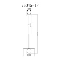 Подвесной светильник V6045-1P Scrumbel