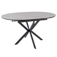 Фотография Стол обеденный Concerto, белый, черный от производителя ChiedoCover, картинка продукции, реальное фото товара Настоящее фото товара Стол обеденный Concerto, белый, черный, произведённого компанией ChiedoCover