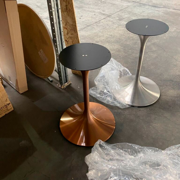 Подстолье 1073EM, нержавеющая сталь - фото 3