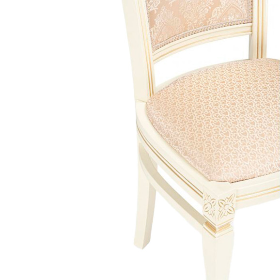 Деревянный стул Mariano линур блекл комби / слоновая кость - фото 8