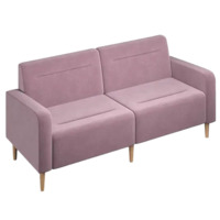 Настоящее фото товара Диван Папилла, велюр, 182 см, сиреневый, произведённого компанией ChiedoCover