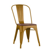 Фотография товара Стул Tolix Wood, золотой от компании ChiedoCover.