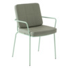Стул Лион с подушкой 02, зеленый