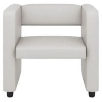 Фотография Кресло Тепал, экокожа, белый Фотография товара Кресло Тепал, экокожа, белый от компании ChiedoCover.