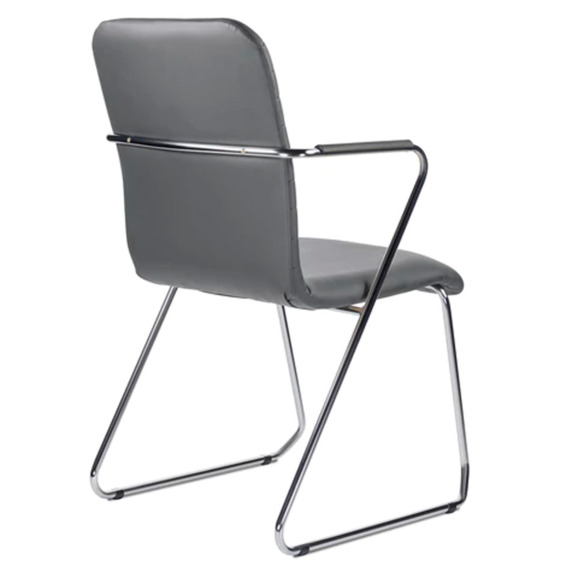 Кресло для приемных и переговорных Cantata, темно-серый - фото 4