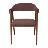 Фотография товара Полукресло Дольче, велюр Коннект 36, каркас старый орех от компании ChiedoCover.