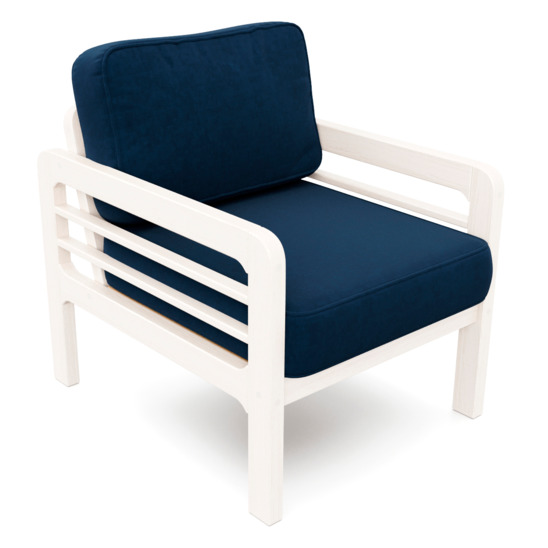Кресло Эмма, тёмно-синее - фото 1