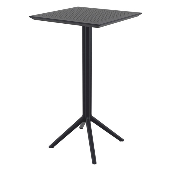 Стол пластиковый барный складной Sky Folding Bar Table 60, черный - фото 1