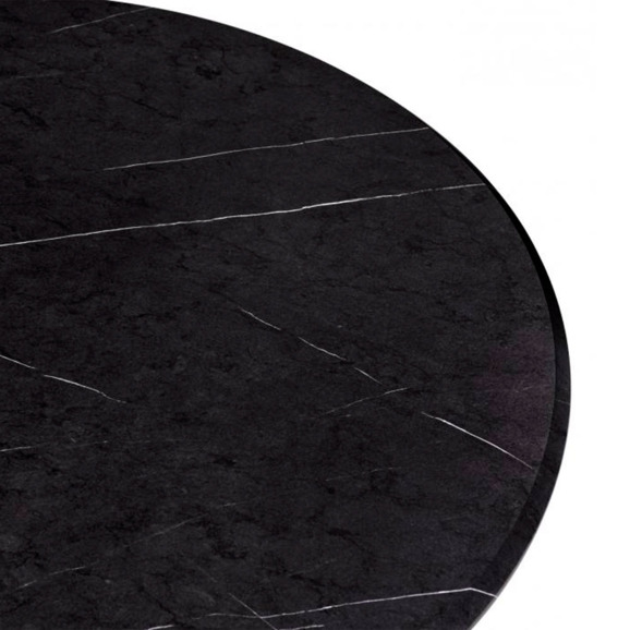 Тулип 90х73 мрамор черный / черный Тулип 90х73 мрамор черный / черный - фото 4