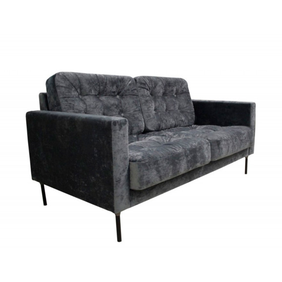 Диван Клик двухместный, серый - фото 1