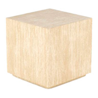 Фотография Стол журнальный Block, травертин от производителя ChiedoCover, картинка продукции, реальное фото товара Настоящее фото товара Стол журнальный Block, травертин, произведённого компанией ChiedoCover