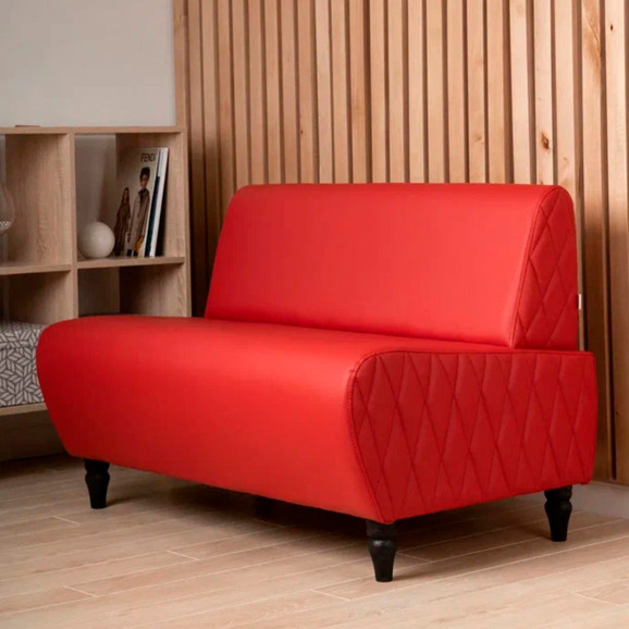 Диван Лотик, экокожа, красный - фото 5