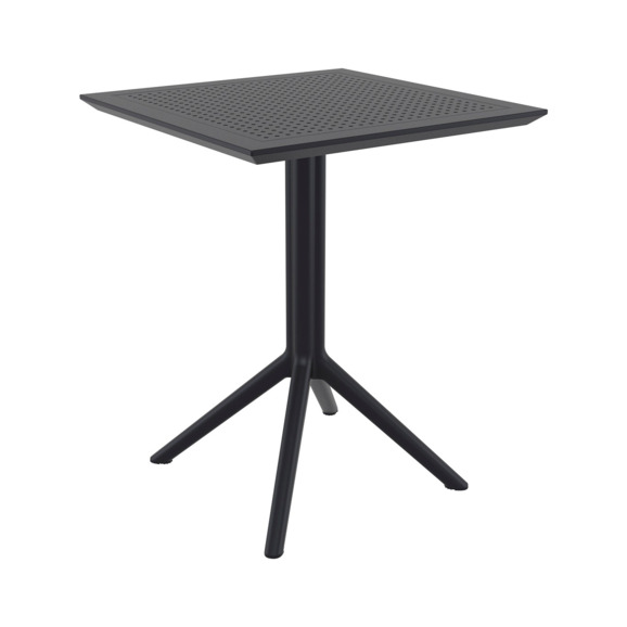 Стол складной Sky Folding Table, 600*600, черный - фото 1