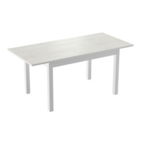 Фотография товара Стол Гласс-1Д, экстрабелый, белый глянцевый от компании ChiedoCover.