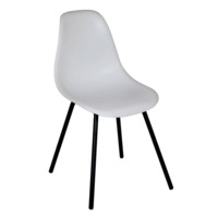 Настоящее фото товара Стул Eames, каркас металл, белый, произведённого компанией ChiedoCover